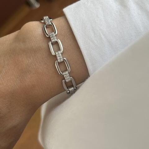 GÜMÜŞ RENK XUPİNG BİLEKLİK