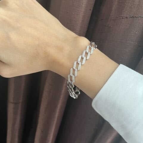 GÜMÜŞ RENK XUPİNG BİLEKLİK