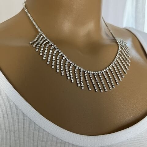 Zirkon Taşlı  Dönmeyen Su Yolu Kolye-Küpe Seti