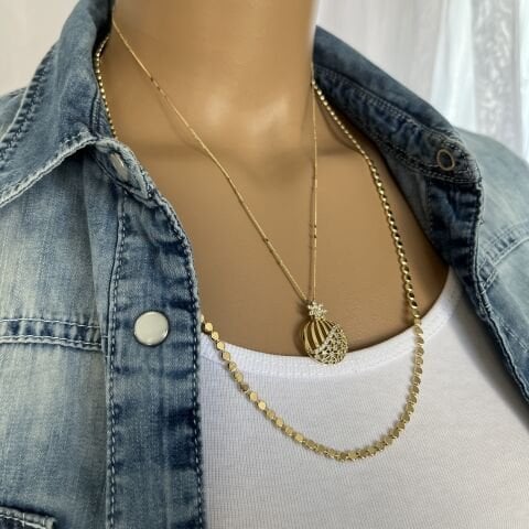 XUPİNG ZİNCİRLİ-KOLYE İKİLİ KOMBİN