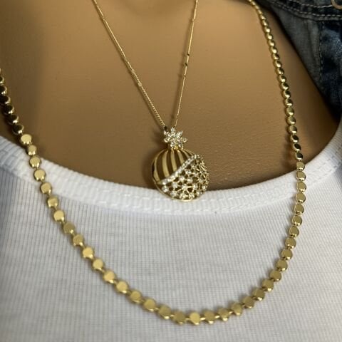 XUPİNG ZİNCİRLİ-KOLYE İKİLİ KOMBİN