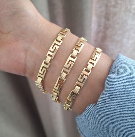 Xuping Bileklik 14 Ayar Altın Rengi