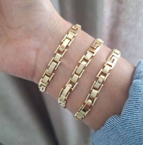 Xuping Bileklik 14 Ayar Altın Rengi