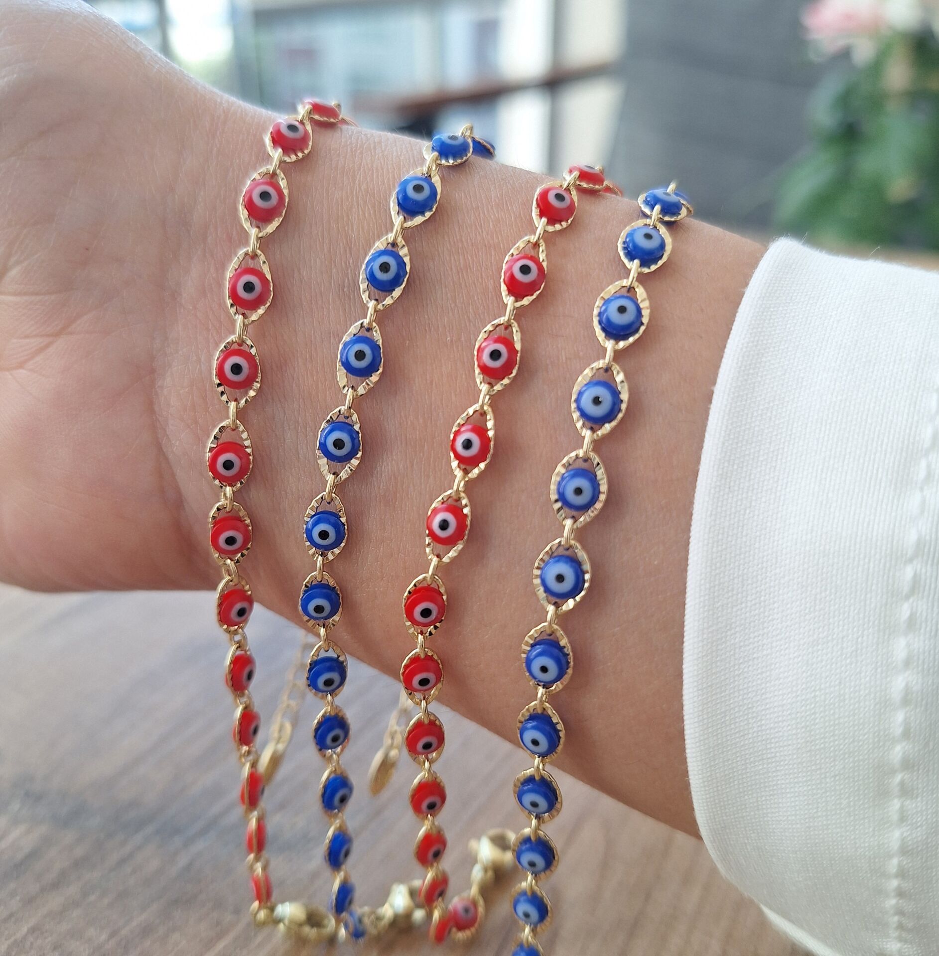 Xuping Bileklik Nazar Boncuklu 8 Adet