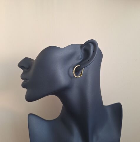 XUPİNG HALKA KÜPE ORTA BOY