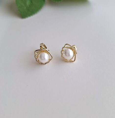 İNCİ DETAYLI XUPİNG KÜPE