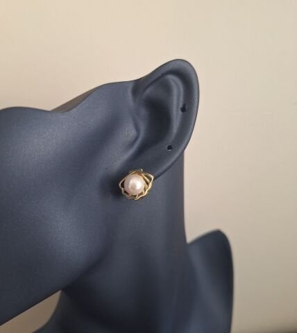 İNCİ DETAYLI XUPİNG KÜPE