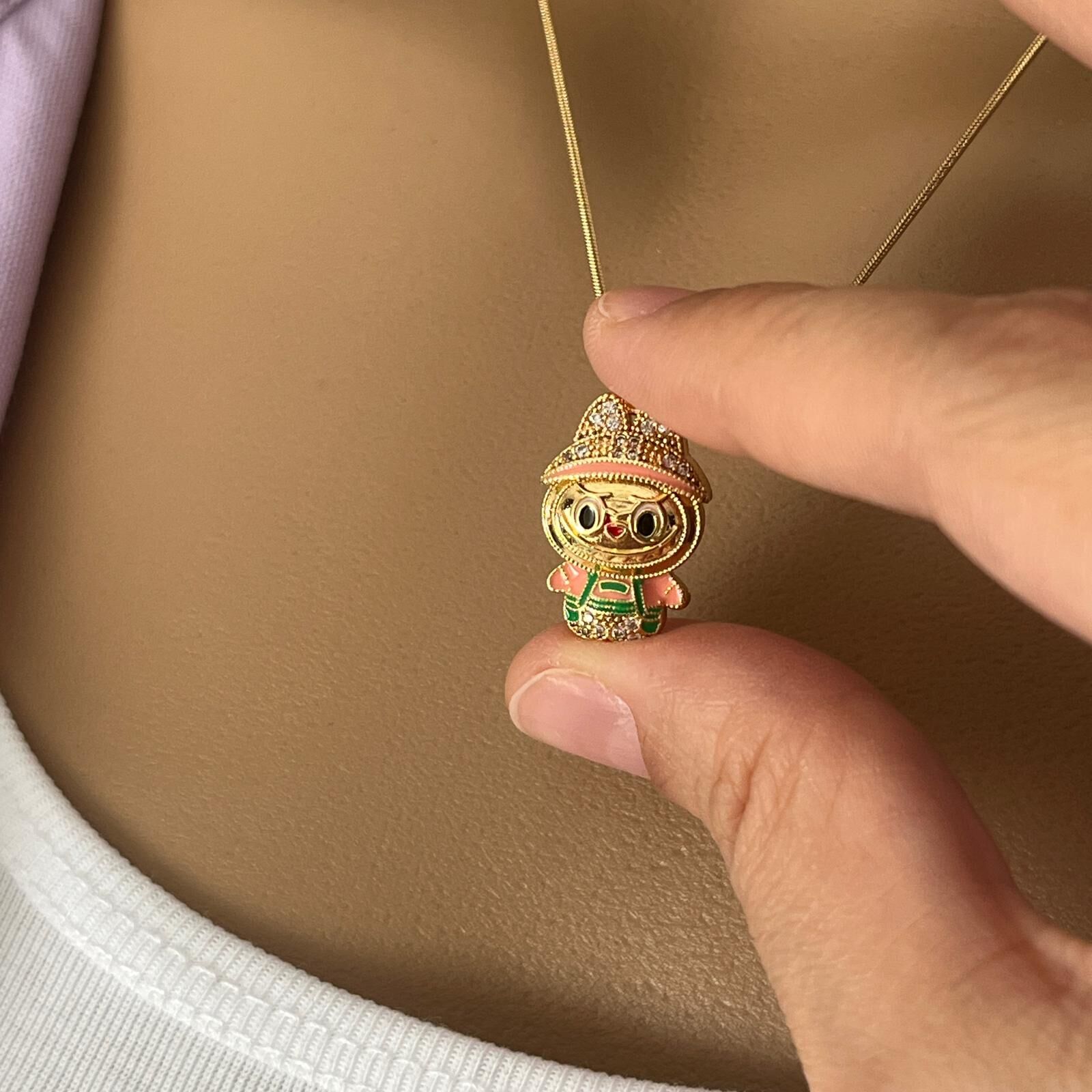 ÇELİK KIZ ÇOCUK KOLYE