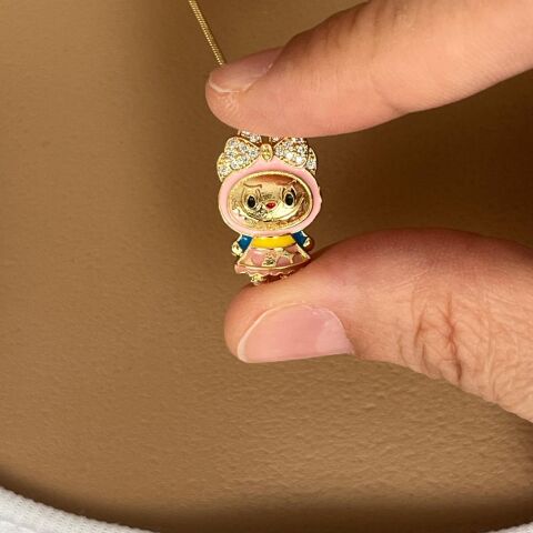 ÇELİK KIZ ÇOCUK KOLYE