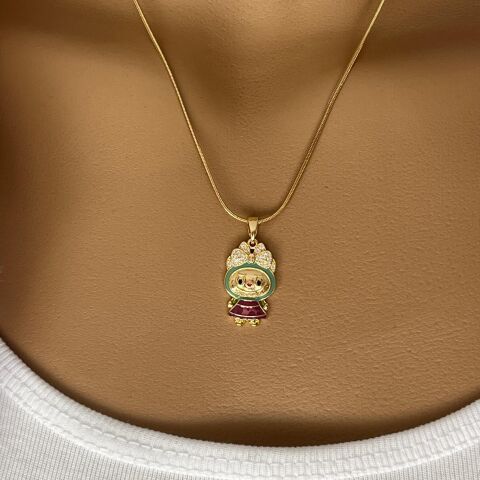 ÇELİK KIZ ÇOCUK KOLYE