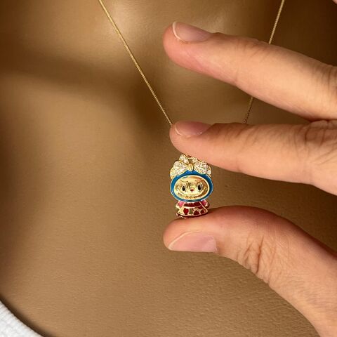 ÇELİK KIZ ÇOCUK KOLYE