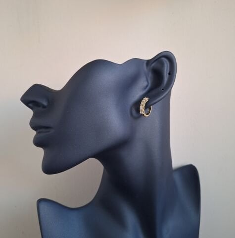 14 AYAR ALTIN RENGİ XUPİNG KÜPE