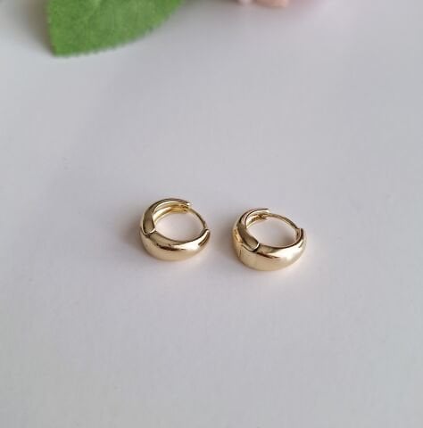 14 AYAR ALTIN RENGİ XUPİNG TAŞSIZ KÜPE