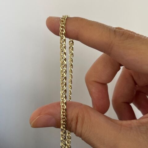 XUPİNG ZİNCİR 14 AYAR GÖRÜNÜMLÜ 60 CM