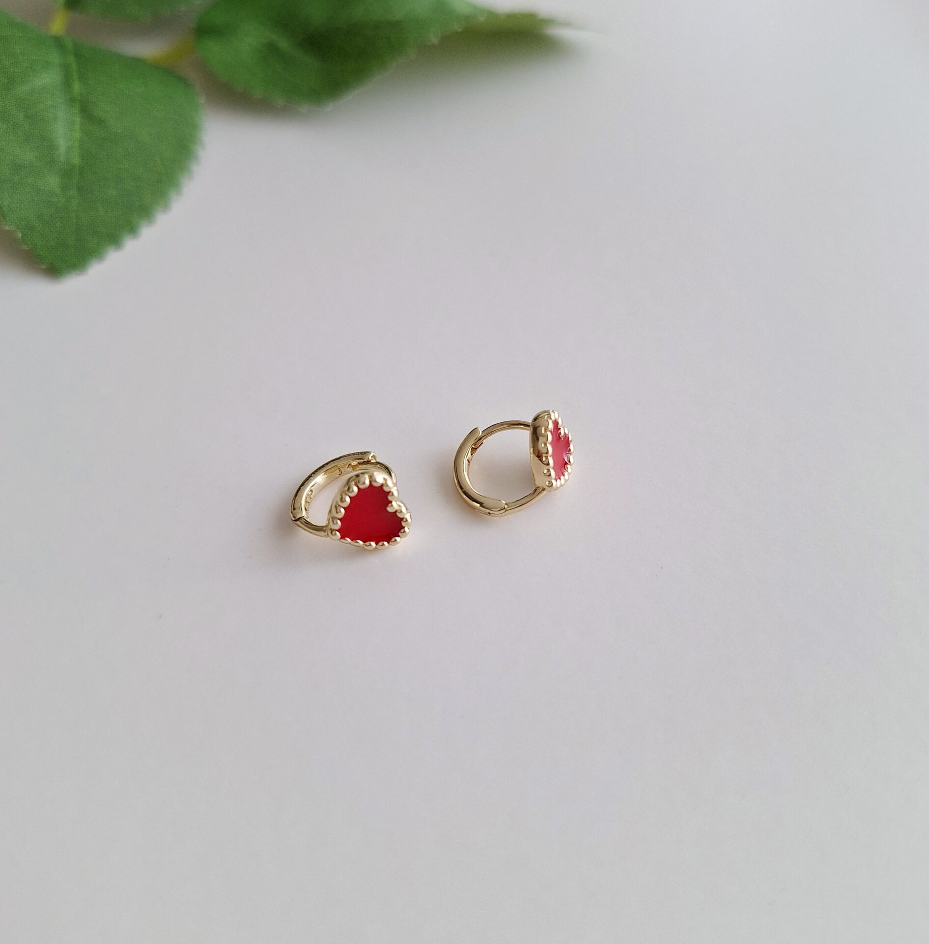 MİNİ BOY XUPİNG KÜPE 14 AYAR ALTIN RENGİ