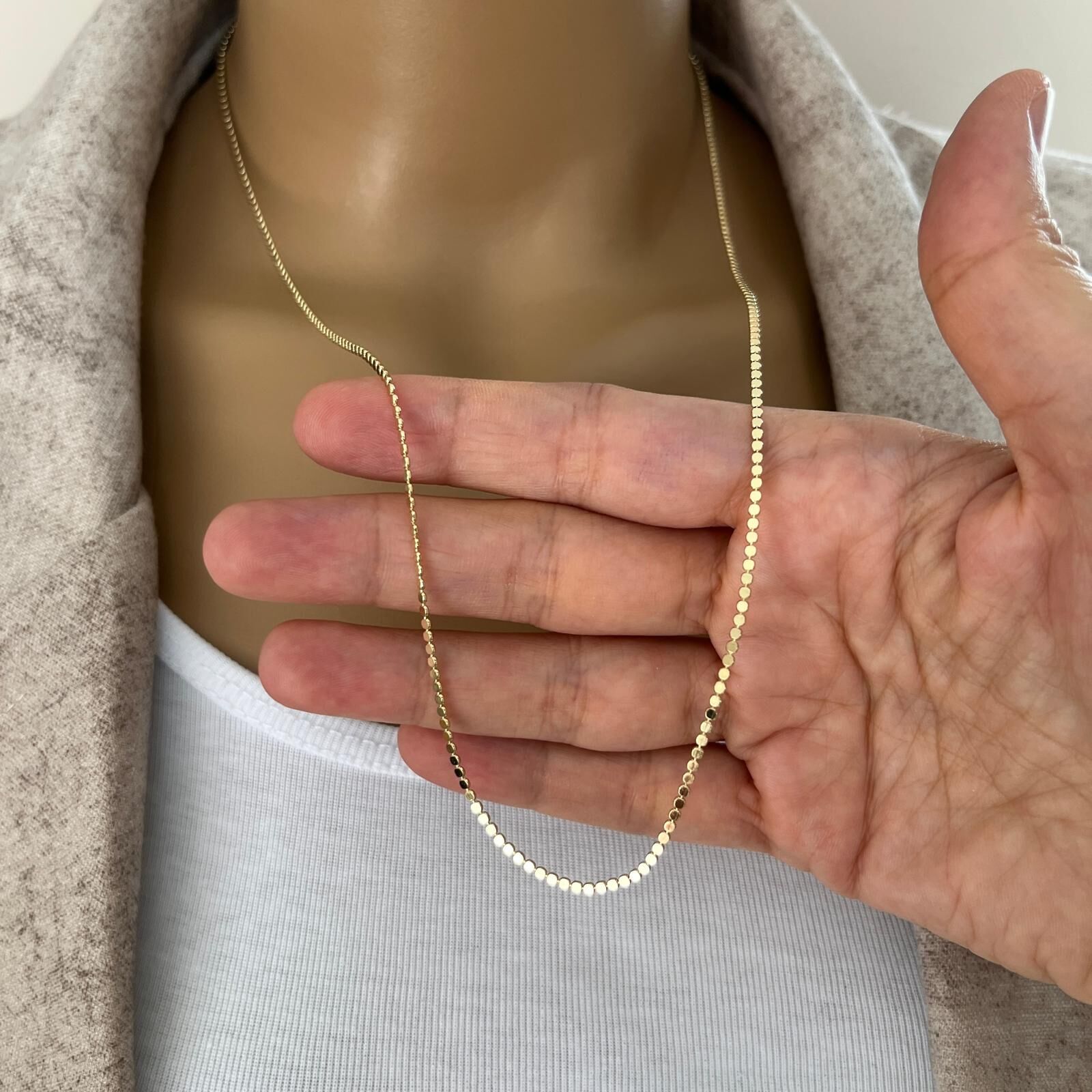 XUPİNG ZİNCİR 14 AYAR GÖRÜNÜMLÜ 60 CM