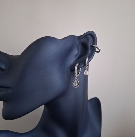 XUPİNG 3'LÜ KÜPE GÜMÜŞ RENK