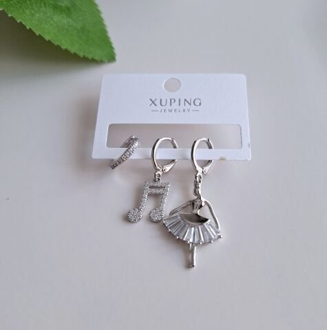 XUPİNG 3'LÜ KÜPE GÜMÜŞ RENK
