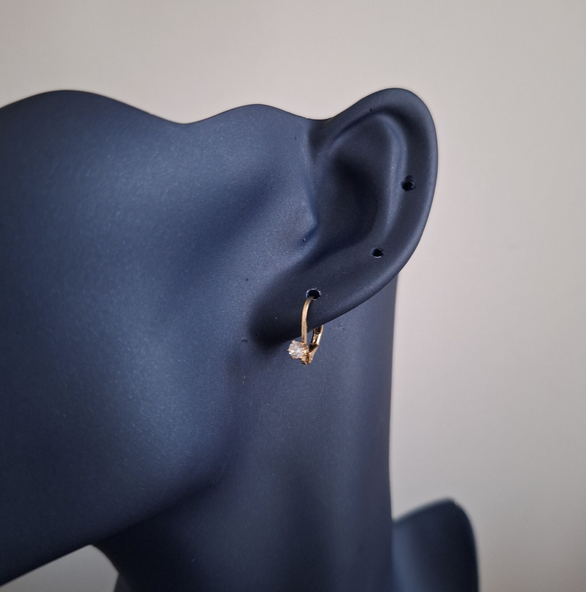 MİNİ BOY XUPİNG KÜPE 14 AYAR ALTIN RENGİ