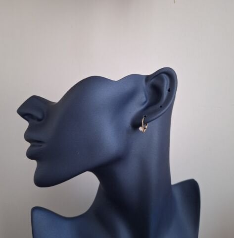 MİNİ BOY XUPİNG KÜPE 14 AYAR ALTIN RENGİ