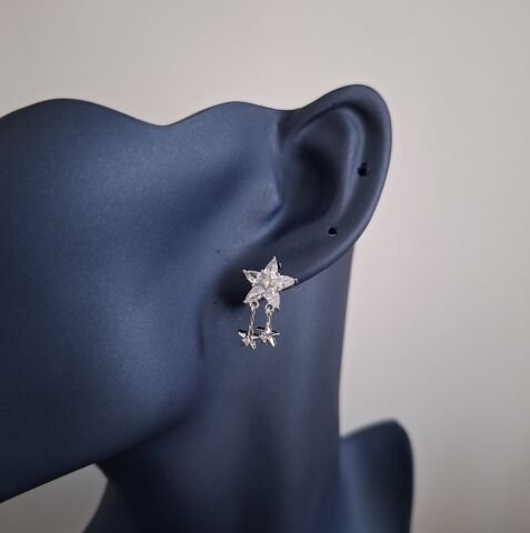 YILDIZ XUPİNG KÜPE GÜMÜŞ RENK