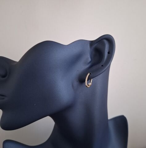 14 AYAR ALTIN RENGİ XUPİNG KÜPE