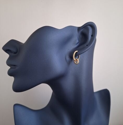 14 AYAR ALTIN RENGİ XUPİNG KÜPE