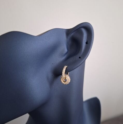 14 AYAR ALTIN RENGİ XUPİNG KÜPE