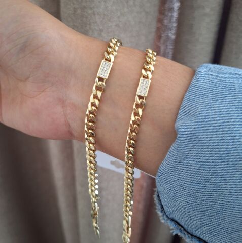 XUPİNG BİLEKLİK 14 AYAR ALTIN RENGİ