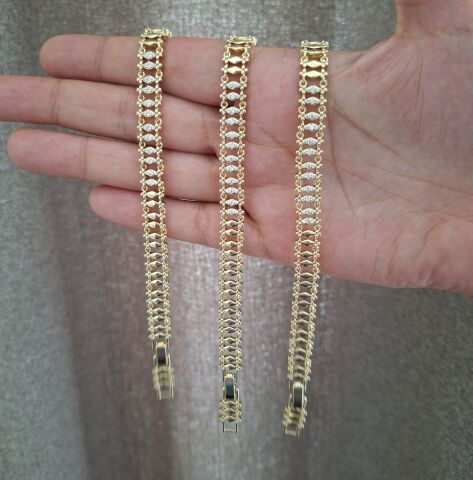 XUPİNG BİLEKLİK 14 AYAR ALTIN RENGİ