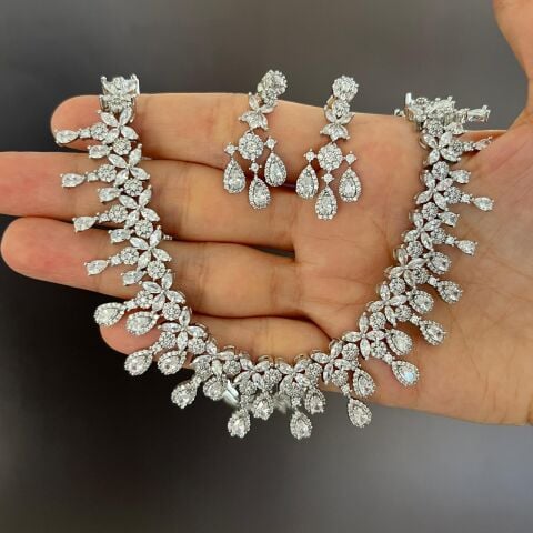 PIRLANTA MONTÜR GERDANLIK SET