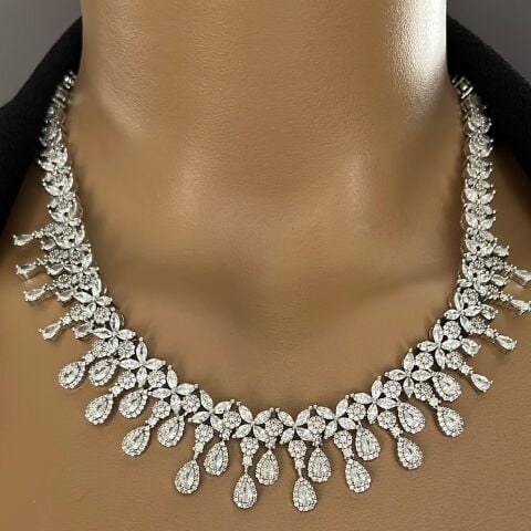 PIRLANTA MONTÜR GERDANLIK SET