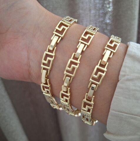 XUPİNG BİLEKLİK 14 AYAR ALTIN RENGİ