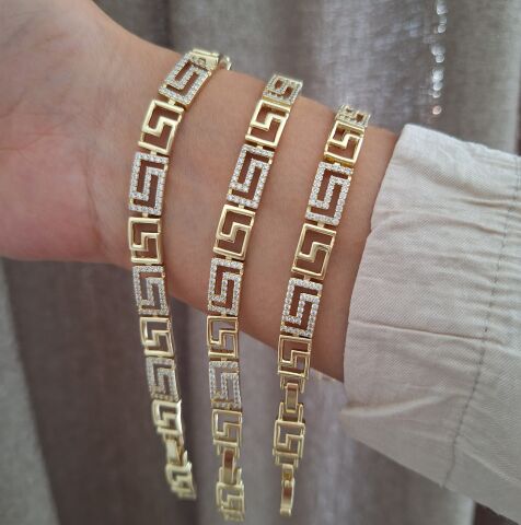 XUPİNG BİLEKLİK 14 AYAR ALTIN RENGİ