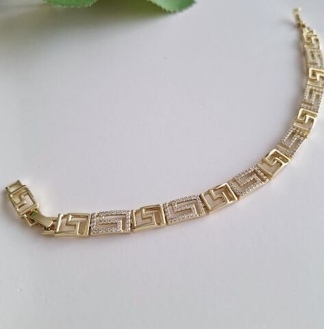 XUPİNG BİLEKLİK 14 AYAR ALTIN RENGİ