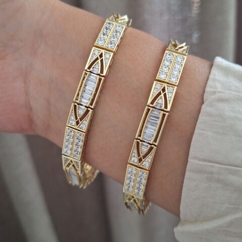 XUPİNG BİLEKLİK 14 AYAR ALTIN RENGİ