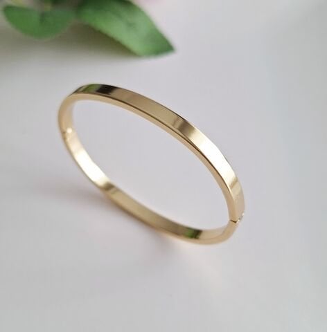 14 AYAR ALTIN RENGİ XUPİNG TAŞSIZ KELEPÇE