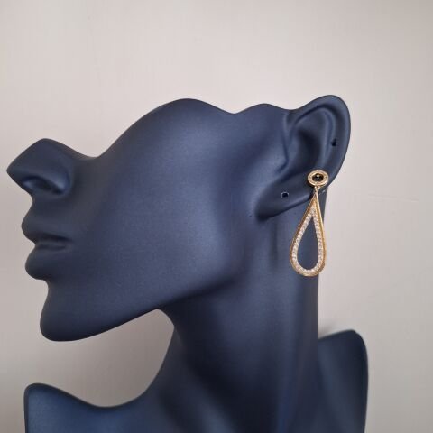 14 AYAR ALTIN RENGİ XUPİNG KÜPE