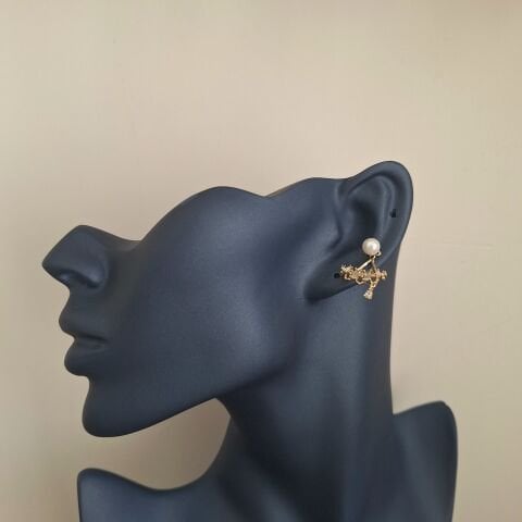 İNCİ DETAYLI XUPİNG KÜPE