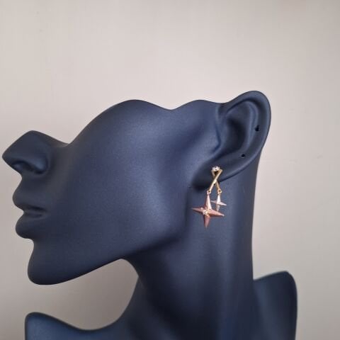 İKİ RENKLİ XUPİNG KÜPE