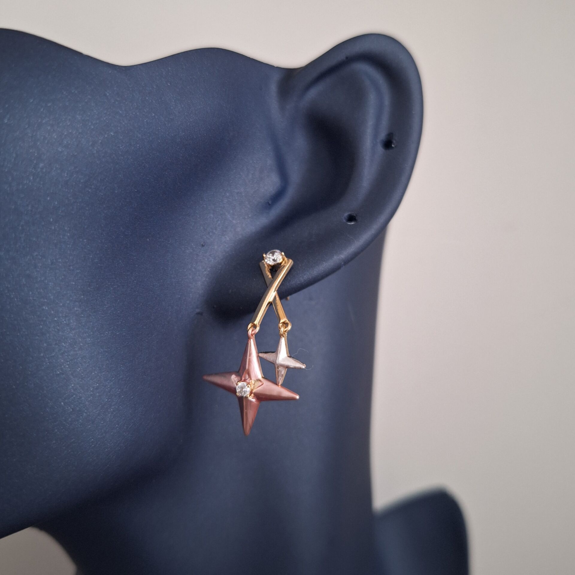 İKİ RENKLİ XUPİNG KÜPE