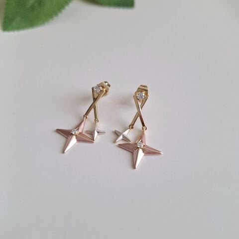 İKİ RENKLİ XUPİNG KÜPE