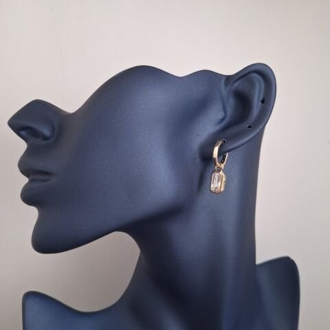 14 AYAR ALTIN RENGİ XUPİNG KÜPE