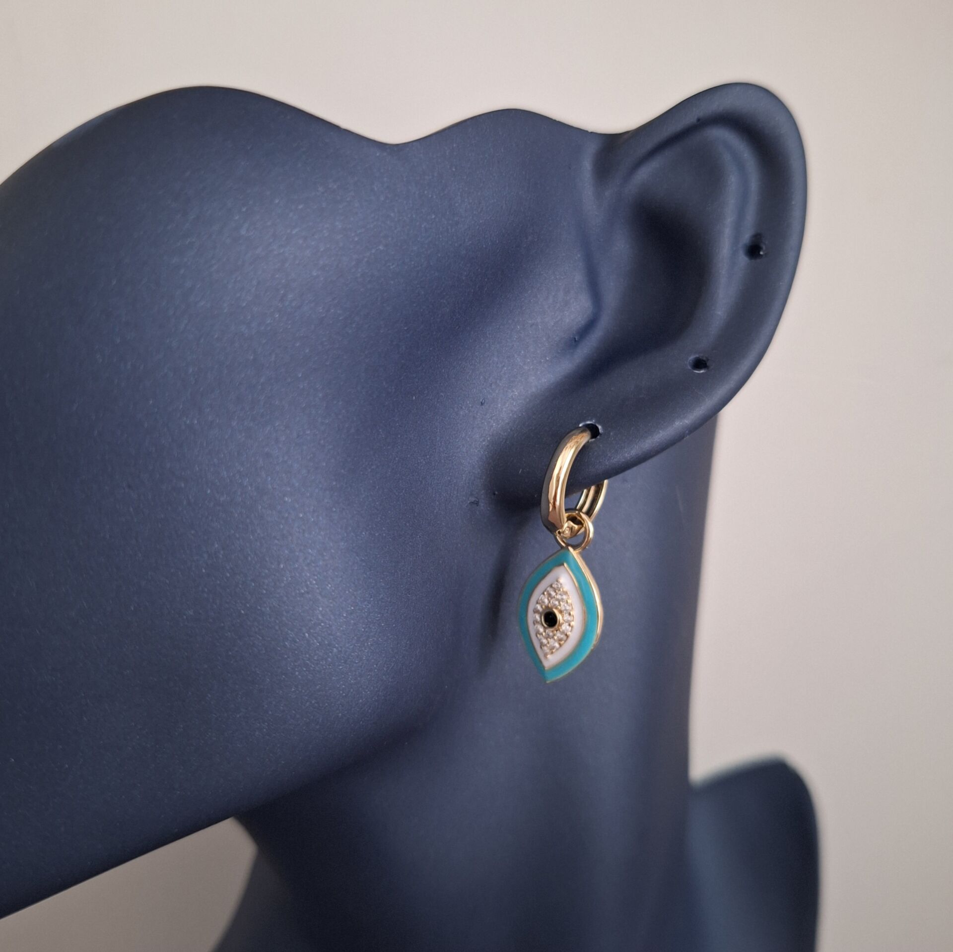 14 AYAR ALTIN RENGİ XUPİNG KÜPE