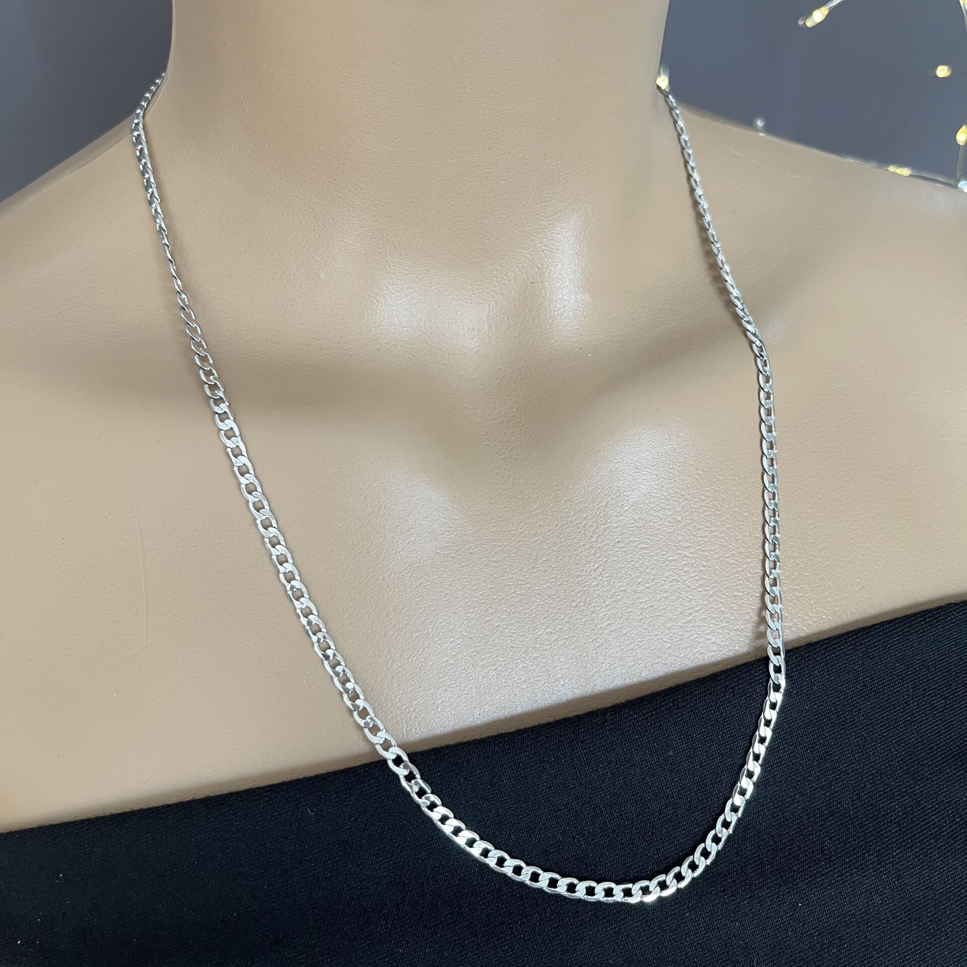 XUPING ZİNCİR 55 CM GÜMÜŞ RENK