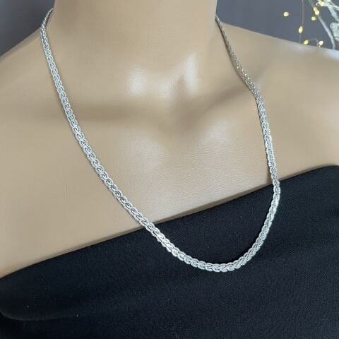 XUPING ZİNCİR 55 CM GÜMÜŞ RENK