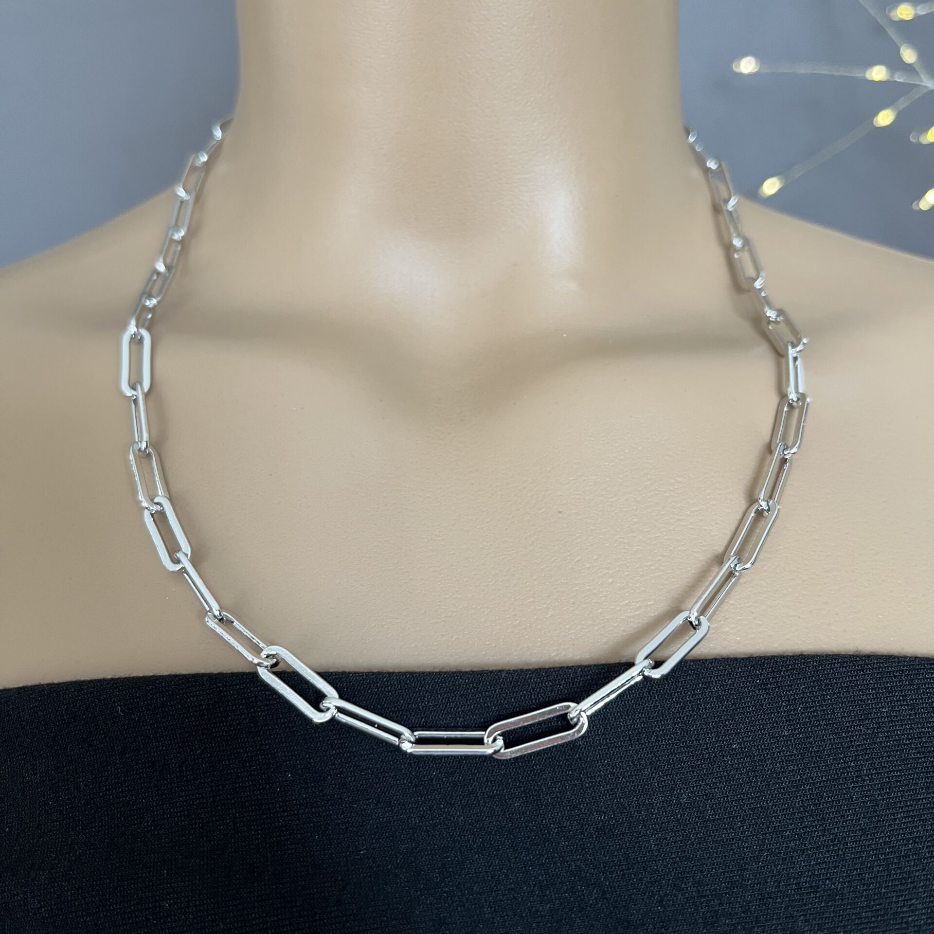 XUPING ZİNCİR 55 CM GÜMÜŞ RENK