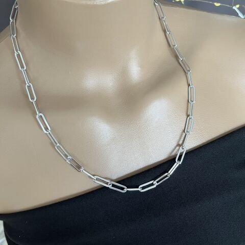 XUPING ZİNCİR 55 CM GÜMÜŞ RENK