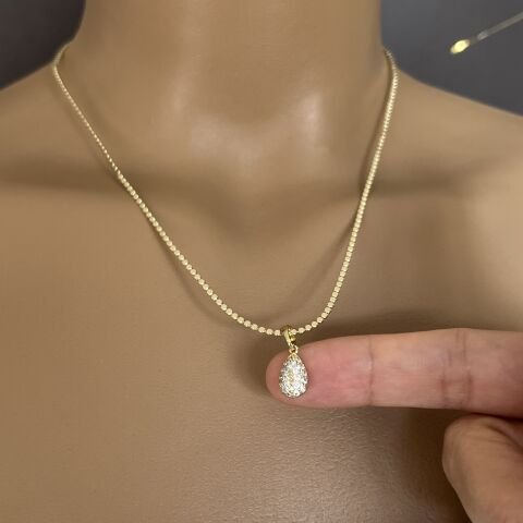 XUPING MİNİK DAMLA KOLYE 45 CM