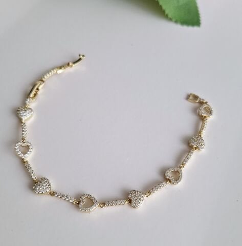 14 AYAR ALTIN RENGİ XUPİNG BİLEKLİK